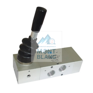 Distribuitor pneumatic aer G1/2 actionate manual
